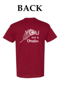 Creator-Shirt-back-red-unisex