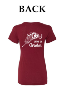 Creator-Shirt-back-red-womens